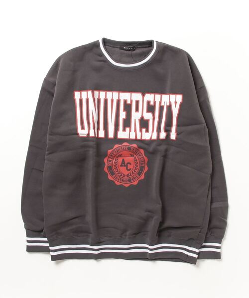 FUNALIVE(ファンアライブ)の「Brushed line ribbed sweatshirt / 裏起毛ラインリブスウェットトレーナー unisex(スウェット・メンズ・ダークグレー/グリーン系/グレイッシュベージュ/ネイビー/グリーン/ブラック/ヘザーグレー/ベージュ系/グレー系/ネイビー系/チャコール/杢グレー/オートミール/グリーン系1/グレー系1/ベージュ/ブラック系・M/XL/L)」の9枚目の写真