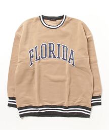 Brushed line ribbed sweatshirt / 裏起毛ラインリブスウェットトレーナー unisex