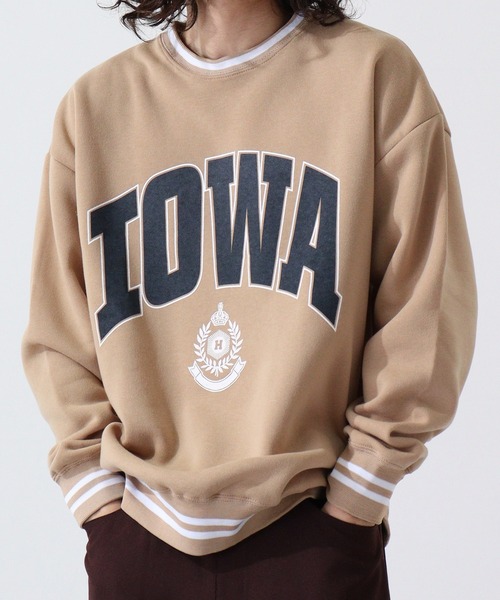 FUNALIVE(ファンアライブ)の「Brushed line ribbed sweatshirt / 裏起毛ラインリブスウェットトレーナー unisex(スウェット・メンズ・ダークグレー/グリーン系/グレイッシュベージュ/ネイビー/グリーン/ブラック/ヘザーグレー/ベージュ系/グレー系/ネイビー系/チャコール/杢グレー/オートミール/グリーン系1/グレー系1/ベージュ/ブラック系・M/XL/L)」の13枚目の写真
