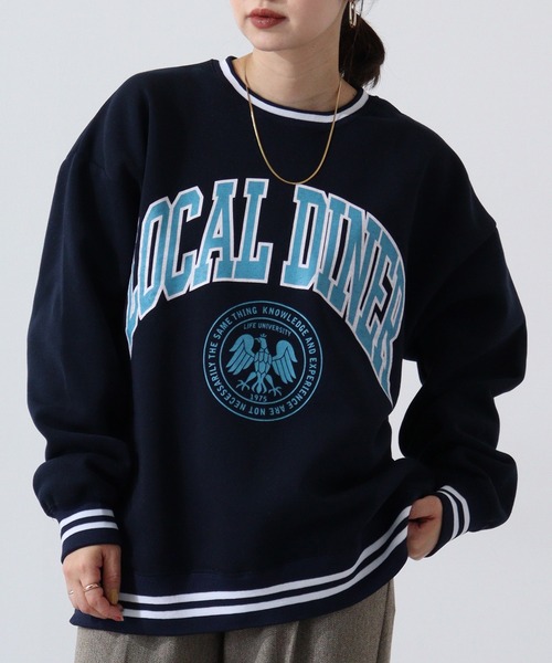 FUNALIVE(ファンアライブ)の「Brushed line ribbed sweatshirt / 裏起毛ラインリブスウェットトレーナー unisex(スウェット・メンズ・ダークグレー/グリーン系/グレイッシュベージュ/ネイビー/グリーン/ブラック/ヘザーグレー/ベージュ系/グレー系/ネイビー系/チャコール/杢グレー/オートミール/グリーン系1/グレー系1/ベージュ/ブラック系・M/XL/L)」の17枚目の写真