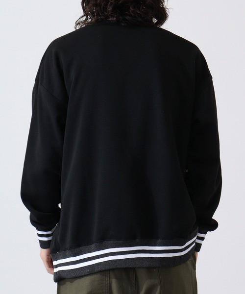 FUNALIVE(ファンアライブ)の「Brushed line ribbed sweatshirt / 裏起毛ラインリブスウェットトレーナー unisex(スウェット・メンズ・ダークグレー/グリーン系/グレイッシュベージュ/ネイビー/グリーン/ブラック/ヘザーグレー/ベージュ系/グレー系/ネイビー系/チャコール/杢グレー/オートミール/グリーン系1/グレー系1/ベージュ/ブラック系・M/XL/L)」の21枚目の写真