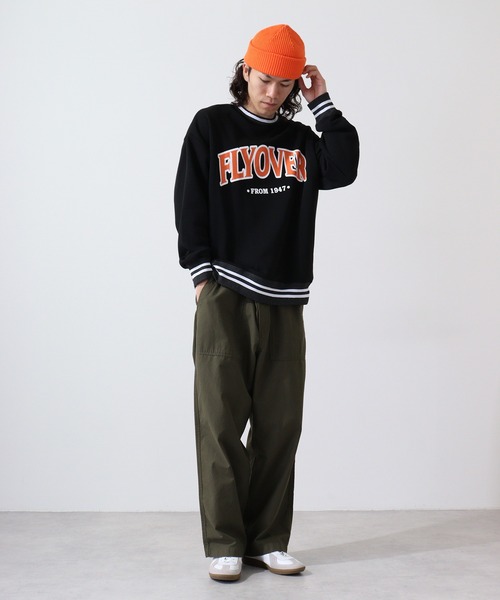FUNALIVE(ファンアライブ)の「Brushed line ribbed sweatshirt / 裏起毛ラインリブスウェットトレーナー unisex(スウェット・メンズ・ダークグレー/グリーン系/グレイッシュベージュ/ネイビー/グリーン/ブラック/ヘザーグレー/ベージュ系/グレー系/ネイビー系/チャコール/杢グレー/オートミール/グリーン系1/グレー系1/ベージュ/ブラック系・M/XL/L)」の22枚目の写真