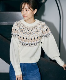 BARNYARDSTORM | 求心柄ニット(Tシャツ/カットソー)