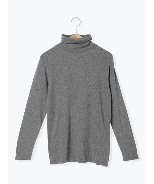 専用。【吸湿発熱】ベア天竺タートルネックカットソー サマンサモスモス 新品 Samansa Mos2（サマンサ モスモス）の「【吸湿発熱】ベア天竺