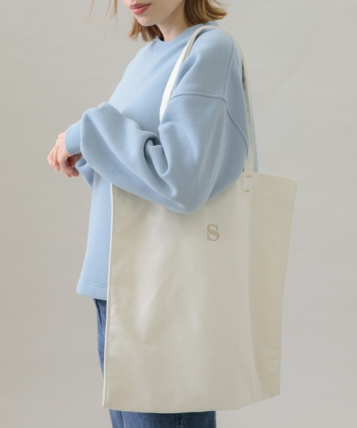 URBAN RESEARCH Sonny Label（アーバンリサーチサニーレーベル）の「カラバリホビートートバッグ（トートバッグ・レディース・パープル/グリーン/ブルー/オレンジ/レッド/オフホワイト/イエロー/ブラック/ピンク・ONE）」の10枚目の写真