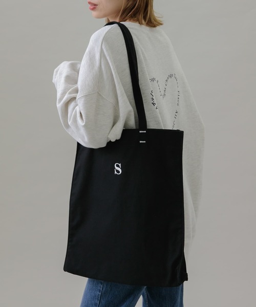 URBAN RESEARCH Sonny Label（アーバンリサーチサニーレーベル）の「カラバリホビートートバッグ（トートバッグ・レディース・パープル/グリーン/ブルー/オレンジ/レッド/オフホワイト/イエロー/ブラック/ピンク・ONE）」の13枚目の写真