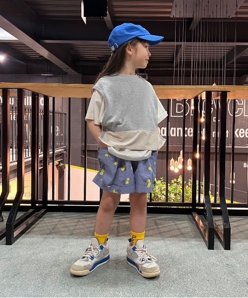 GROOVY COLORS（グルービーカラーズ）の「裏毛 サイドオープンベスト（ベスト・キッズ・グレー・130）」の6枚目の写真