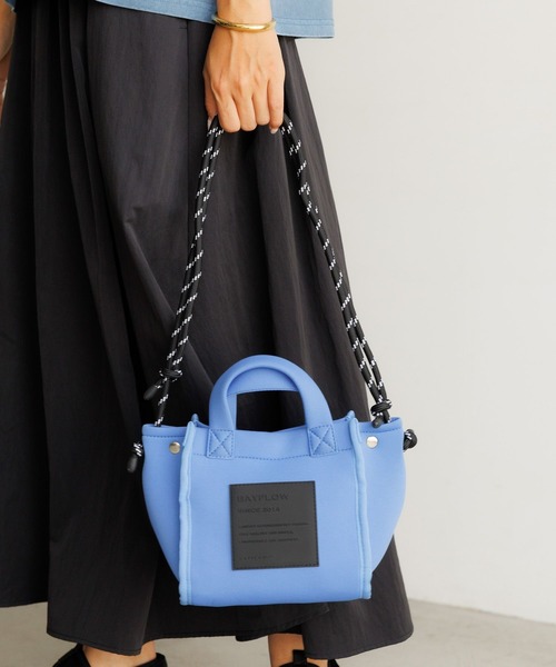 BAYFLOW（ベイフロー）の「ボンディングショルダー（ショルダーバッグ・レディース・ピンク/ブラック/グレー/ブルー・FREE）」の2枚目の写真