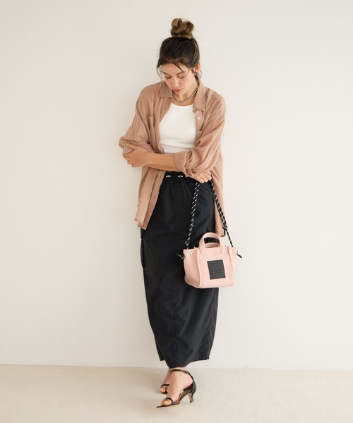 BAYFLOW（ベイフロー）の「ボンディングショルダー（ショルダーバッグ・レディース・ピンク/ブラック/グレー/ブルー・FREE）」の8枚目の写真