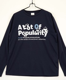 アニマルプリント ロングスリーブTシャツ