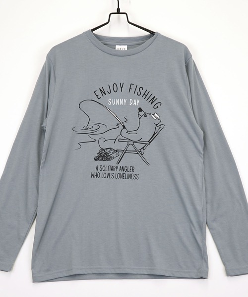 FUNALIVE(ファンアライブ)の「アニマルプリント ロングスリーブTシャツ(Tシャツ/カットソー・メンズ・ブラック系/ブルー系/ホワイト/ホワイト系4/ブルー/ブラック系2/ホワイト系3/ブラック系4/ホワイト系2/ホワイト系/ホワイト系1/ミント/ベージュ系/ブラック系1/ブラック/ネイビー/ラベンダー/グレイッシュベージュ/ライトグリーン系/パープル系/ネイビー系1/ネイビー系/ベージュ系1/ブラック系3・LL/L/M)」の22枚目の写真