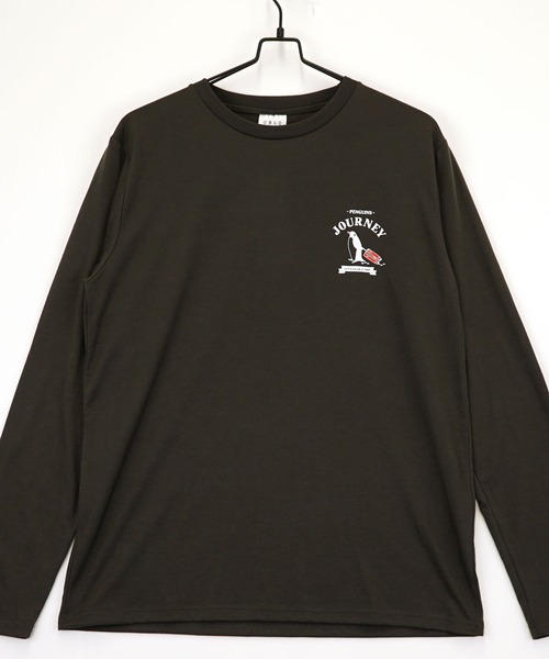 FUNALIVE(ファンアライブ)の「アニマルプリント ロングスリーブTシャツ(Tシャツ/カットソー・メンズ・ブラック系/ブルー系/ホワイト/ホワイト系4/ブルー/ブラック系2/ホワイト系3/ブラック系4/ホワイト系2/ホワイト系/ホワイト系1/ミント/ベージュ系/ブラック系1/ブラック/ネイビー/ラベンダー/グレイッシュベージュ/ライトグリーン系/パープル系/ネイビー系1/ネイビー系/ベージュ系1/ブラック系3・LL/L/M)」の7枚目の写真
