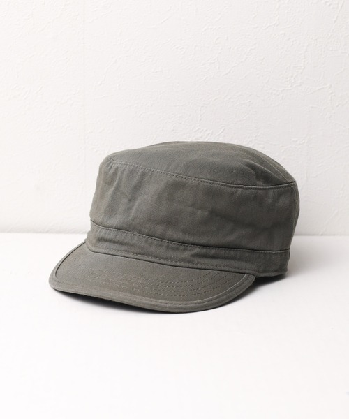 newhattan（ニューハッタン）の「【newhattan】work cap -twill-（キャップ・レディース・ブラック/カーキ/オリーブ/チャコールグレー・ONE SIZE）」の4枚目の写真