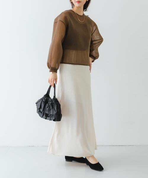 RODE SKO(ロデスコ)の「フリルメタリックミニバッグ(ショルダーバッグ・レディース・ブラック/シルバー/ライトブルー・ONE)」の10枚目の写真