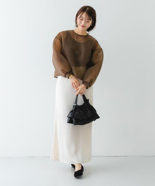 RODE SKO(ロデスコ)の「フリルメタリックミニバッグ(ショルダーバッグ・レディース・ブラック/シルバー/ライトブルー・ONE)」の11枚目の写真