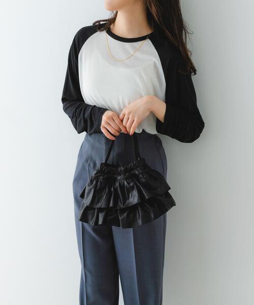 RODE SKO(ロデスコ)の「フリルメタリックミニバッグ(ショルダーバッグ・レディース・ブラック/シルバー/ライトブルー・ONE)」の16枚目の写真