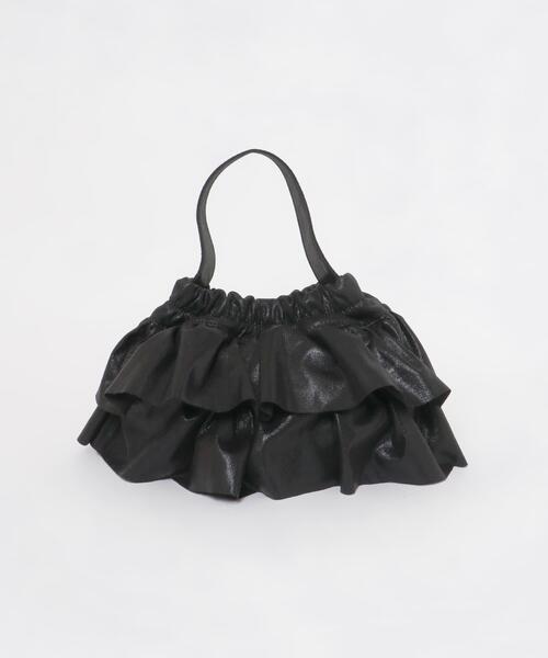 RODE SKO(ロデスコ)の「フリルメタリックミニバッグ(ショルダーバッグ・レディース・ブラック/シルバー/ライトブルー・ONE)」の17枚目の写真