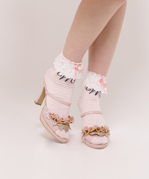 MILK（ミルク）の「パール Ribbon ソックス（ソックス/靴下・レディース・C/D/A/B・FREE）」の3枚目の写真