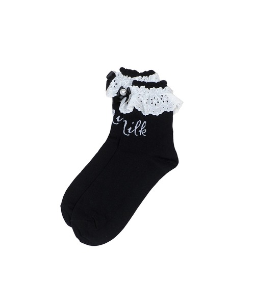 MILK（ミルク）の「パール Ribbon ソックス（ソックス/靴下・レディース・C/D/A/B・FREE）」の4枚目の写真