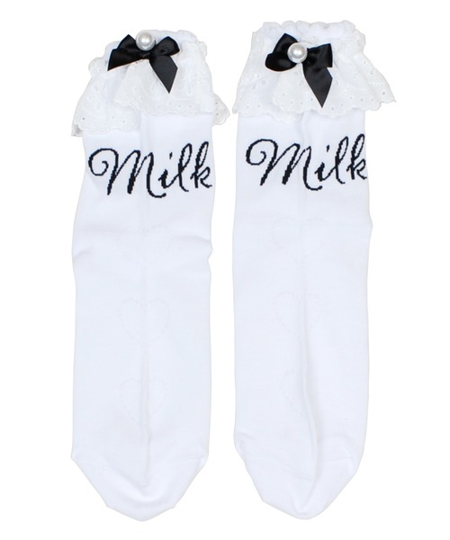 MILK（ミルク）の「パール Ribbon ソックス（ソックス/靴下・レディース・C/D/A/B・FREE）」の10枚目の写真