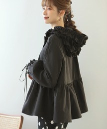 MERAKI | [MERAKI] フリルフードペプラムパーカーJKT(パーカー)