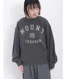 Samansa Mos2 | 飛び裏毛ロゴアソートプリントスウェット(Tシャツ/カットソー)