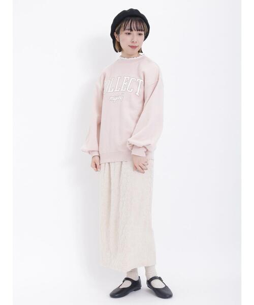 Samansa Mos2（サマンサ モスモス）の「飛び裏毛ロゴアソートプリント