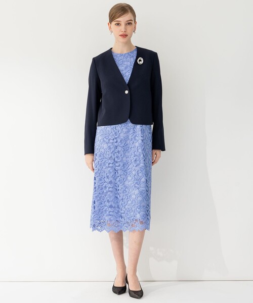 APPLAUDIR】クリアジョーゼット 3WAYコンパクトジャケット（ノー