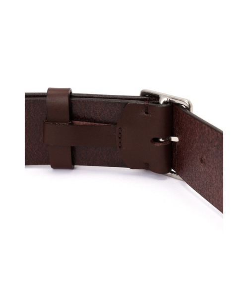 小物 MARGARET HOWELL LEATHER BELT Margaret Howell 'MHL Keeper Buckle Belt' (Black Leather) – C
