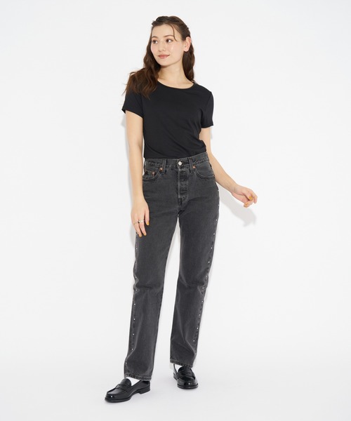 Levi's（リーバイス）の「Levi's/リーバイス 501(R) ジーンズ ブラック RADICAL RELIC（デニムパンツ・レディース・ブラック・28inch/27inch/24inch/23inch/26inch/25inch）」の13枚目の写真