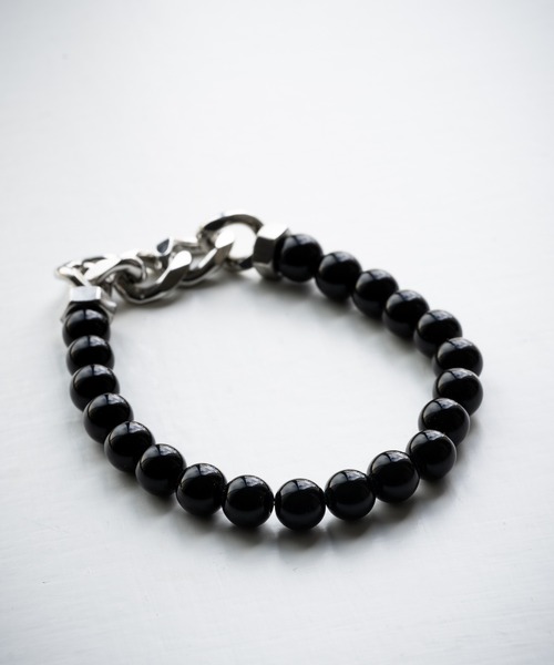 Ressaca（レサーカ）の「ビーズ/チェーンブレスレット ユニセックス（ブレスレット・メンズ・ブラック・FREE）」の2枚目の写真