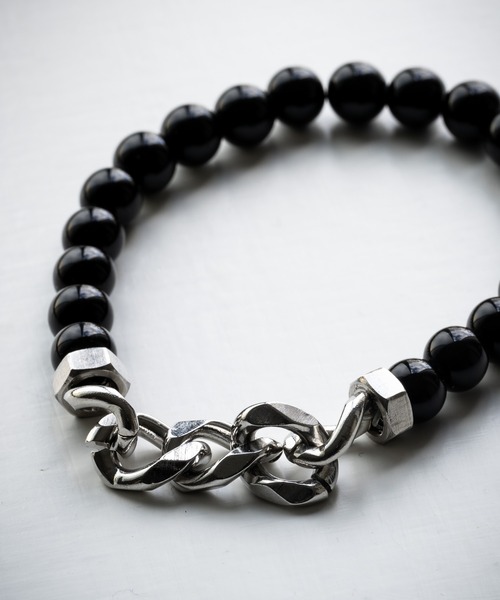 Ressaca（レサーカ）の「ビーズ/チェーンブレスレット ユニセックス（ブレスレット・メンズ・ブラック・FREE）」の8枚目の写真