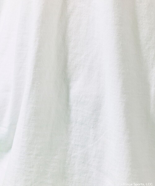 FREAK'S STORE(フリークスストア)の「prince/プリンス prince ワンポイントロゴ ラグラン切り替えロングスリーブTシャツ/ロンT/9分袖(Tシャツ/カットソー・メンズ・チャコールグレー/オフホワイト/ブラック/ホワイト・LARGE/MEDIUM)」の21枚目の写真