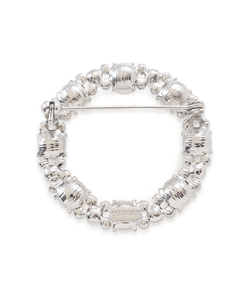 CELFORD（セルフォード）の「パール×ビジューサークルブローチ（ブローチ/コサージュ・レディース・シルバー・FREE）」の6枚目の写真