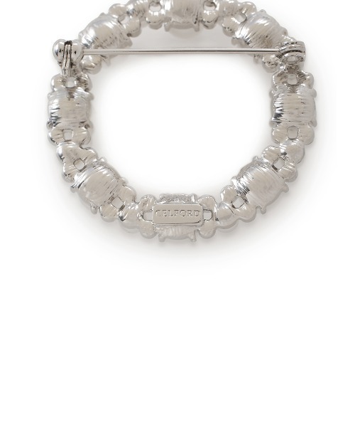 CELFORD（セルフォード）の「パール×ビジューサークルブローチ（ブローチ/コサージュ・レディース・シルバー・FREE）」の4枚目の写真