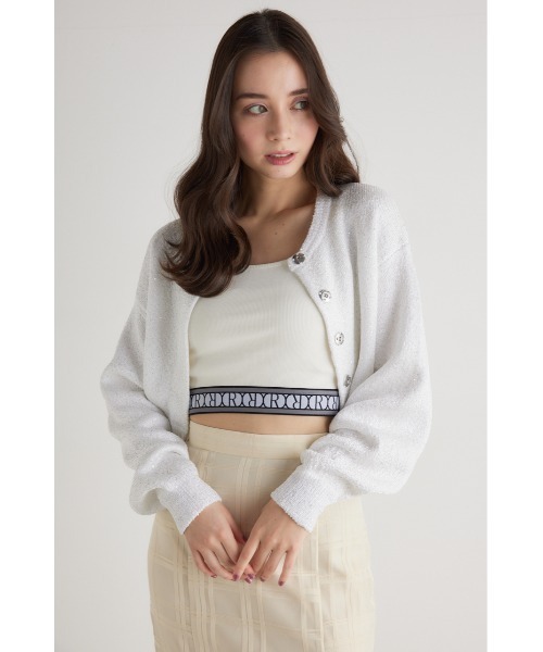 rienda(リエンダ)の「ゴムデザインノースリーブカットトップス 春服(タンクトップ・レディース・アイボリー/ブラック/ピンク・FREE)」の9枚目の写真