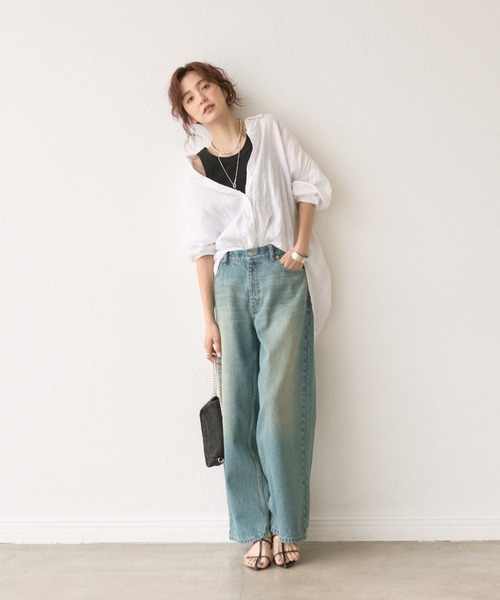 RIVE DROITE(リヴドロワ)の「ポインテッドフラットミュール(サンダル・レディース・ブラック・23.5/24.5)」の14枚目の写真