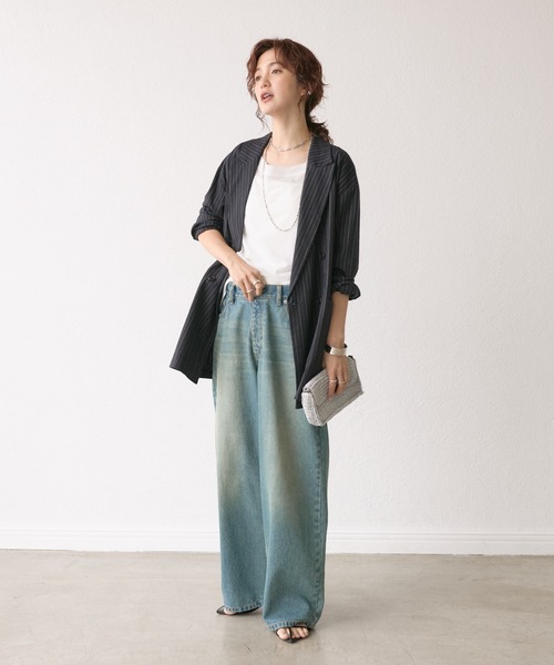 RIVE DROITE(リヴドロワ)の「ポインテッドフラットミュール(サンダル・レディース・ブラック・23.5/24.5)」の15枚目の写真