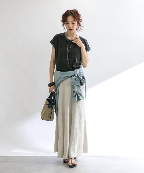 RIVE DROITE(リヴドロワ)の「ポインテッドフラットミュール(サンダル・レディース・ブラック・23.5/24.5)」の18枚目の写真