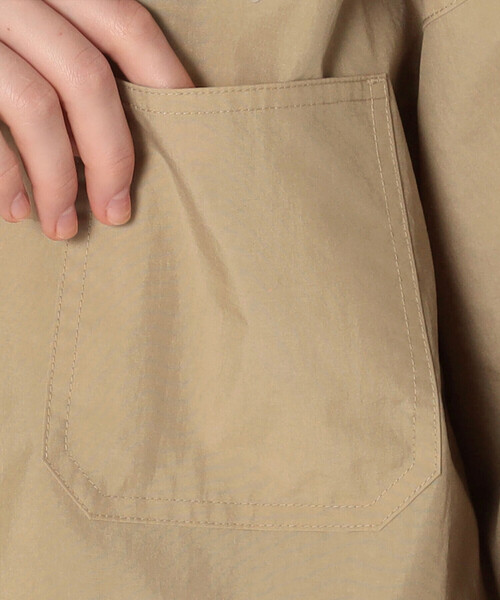 DANTON（ダントン）の「WOMEN'S NYLON TAFFETA WORK JACKET（ブルゾン・レディース・ブラック/オリーブ/ベージュ・34/36/38）」の16枚目の写真