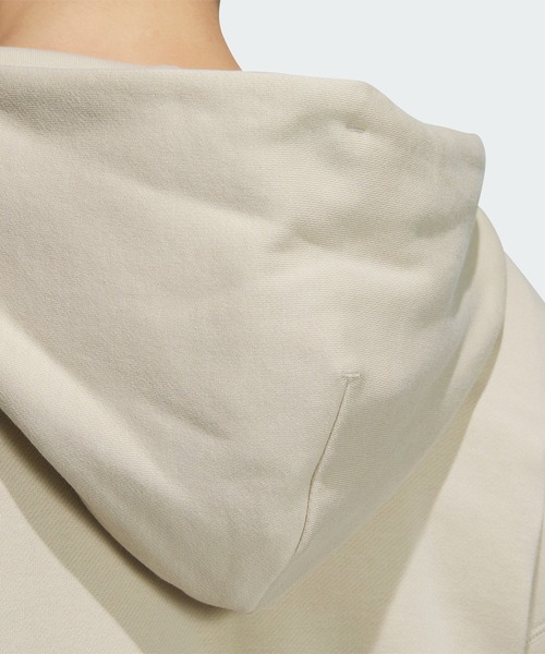 adidas（アディダス）の「エッセンシャルズ プラス ルーズフィット スリーストライプス フレンチテリー フルジップパーカー / アディダス adidas（マウンテンパーカー・メンズ・グレー/ブルー/ブラック/グリーン/ネイビー/ベージュ・SMALL/X-SMALL/XX-LARGE/3XL/LARGE/MEDIUM/X-LARGE）」の17枚目の写真