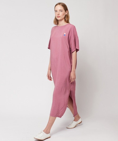 BOBO CHOSES（ボボショーズ）の「Modal cotton  T-shirt long dress（ワンピース・レディース・コーラルピンク・XS/M/S）」の6枚目の写真