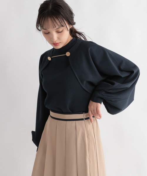 セール】ボレロアンサンブル109324（ニット/セーター）｜Andemiu