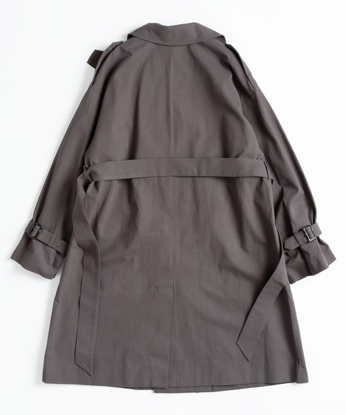 MUHET（ミュエータ）の「トレンチコート（トレンチコート・レディース・ネイビー/チャコールグレー/ベージュ・X-LARGE/MEDIUM）」の5枚目の写真