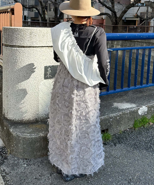 archives(アルシーヴ)の「〈limited〉FRINGE CAMISOLE DRESS(ワンピース・レディース・グレー/ブラック/アイボリー・MEDIUM)」の14枚目の写真