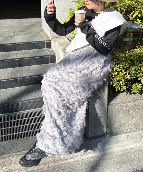 archives(アルシーヴ)の「〈limited〉FRINGE CAMISOLE DRESS(ワンピース・レディース・グレー/ブラック/アイボリー・MEDIUM)」の20枚目の写真