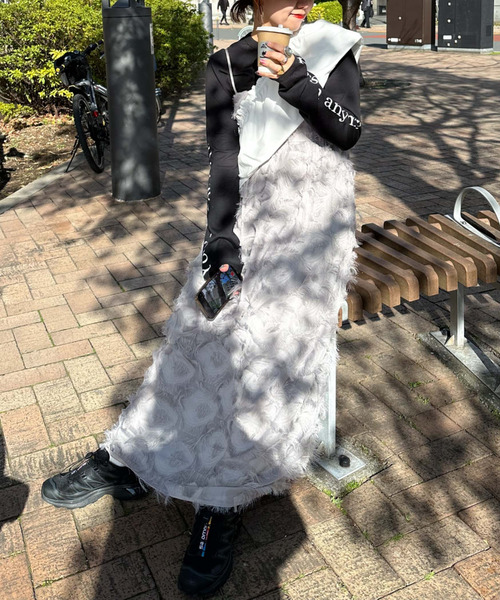 archives(アルシーヴ)の「〈limited〉FRINGE CAMISOLE DRESS(ワンピース・レディース・グレー/ブラック/アイボリー・MEDIUM)」の21枚目の写真