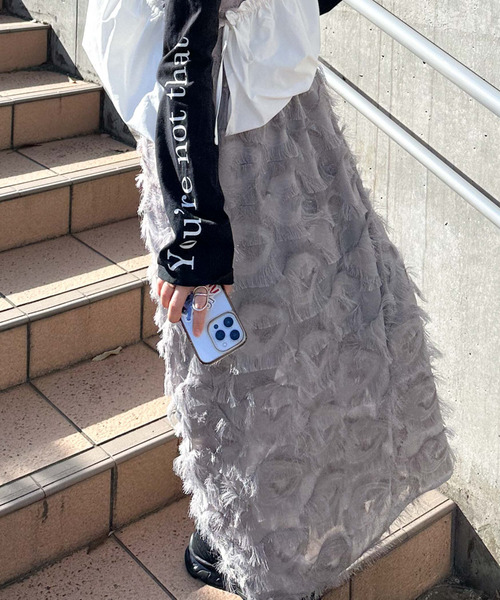 archives(アルシーヴ)の「〈limited〉FRINGE CAMISOLE DRESS(ワンピース・レディース・グレー/ブラック/アイボリー・MEDIUM)」の19枚目の写真