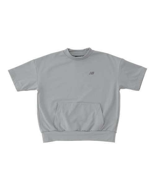 NEW BALANCE（ニューバランス）の「吸水速乾スウェット風ショートスリーブTシャツ（Tシャツ/カットソー・キッズ・ブラック/ライトベージュ/オフホワイト/グレー・130/140/150/160）」の3枚目の写真
