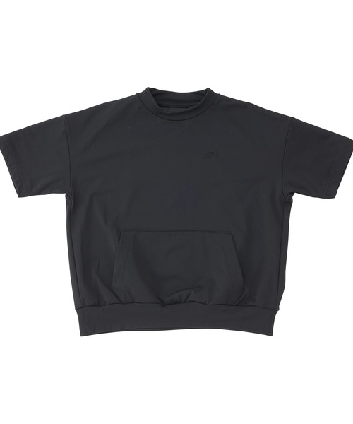 NEW BALANCE（ニューバランス）の「吸水速乾スウェット風ショートスリーブTシャツ（Tシャツ/カットソー・キッズ・ブラック/ライトベージュ/オフホワイト/グレー・130/140/150/160）」の2枚目の写真